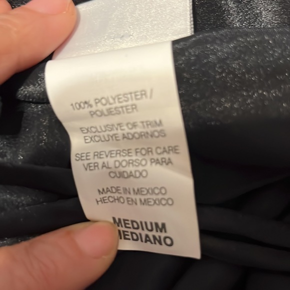 NWT - Satin Black Lingerie Slip Dress by Delicates / Size Medium - Picture 9 of 9